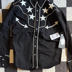 Men's Black Western Star Shirt